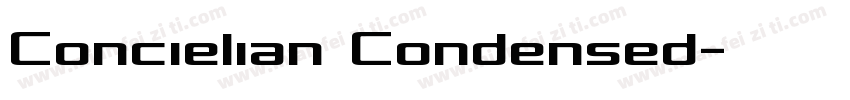 Concielian Condensed字体转换